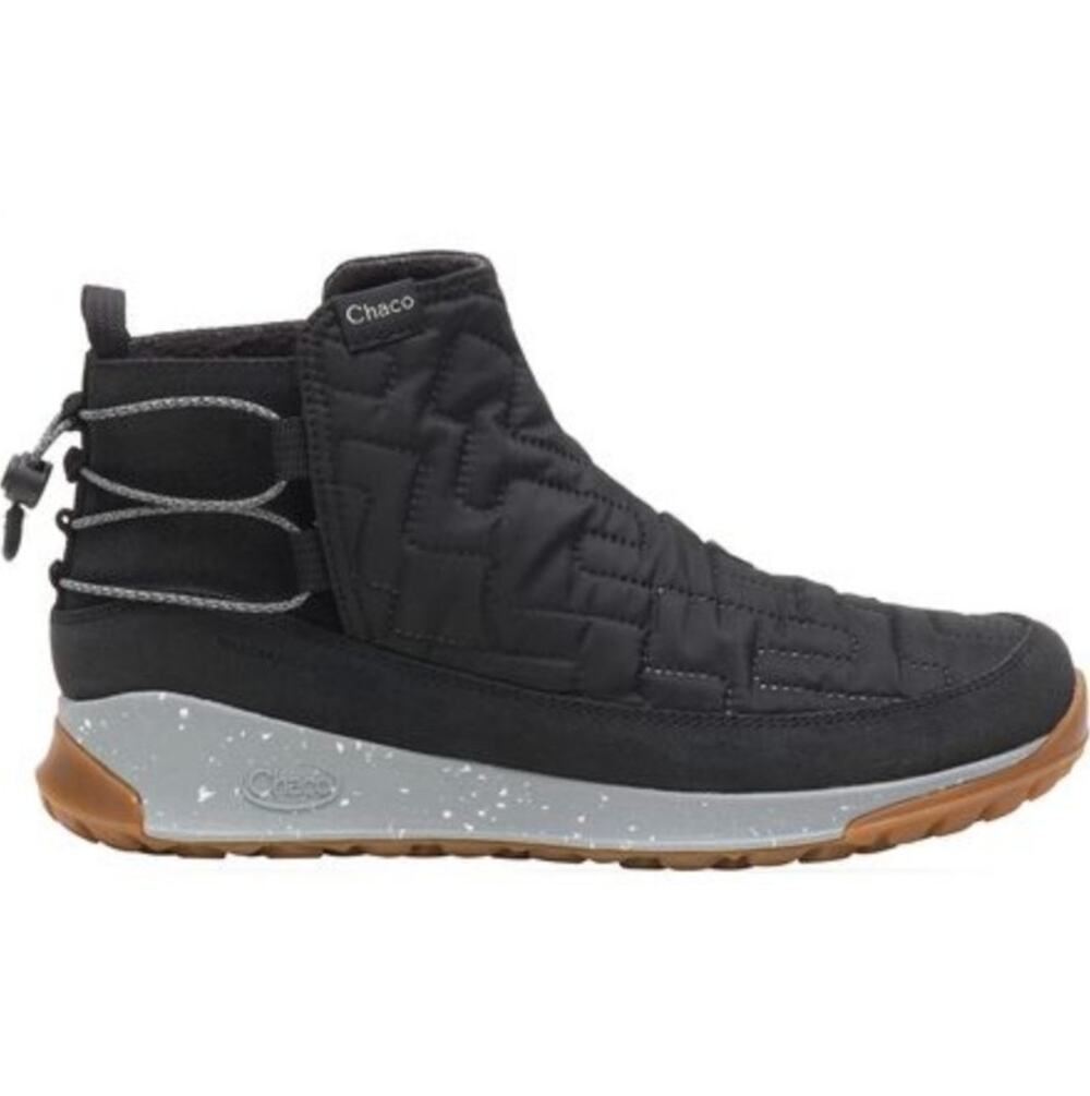 Chaco Borealis Ridge Boots Winter Quilted Fleece Water-Resistant Black 8